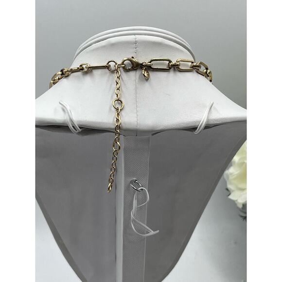 J. Crew Gold-Tone Rhinestone Multicolor Statement Necklace - Picture 9 of 12